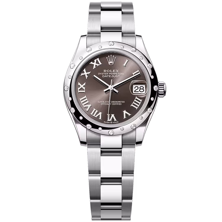 Rolex Datejust Rhodium Roman Dial