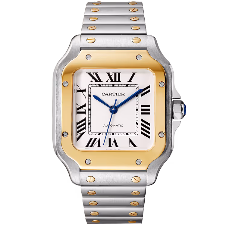 Cartier Santos White Dial