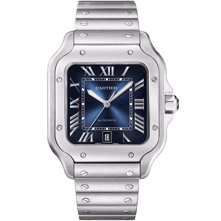Cartier Santos Blue Dial