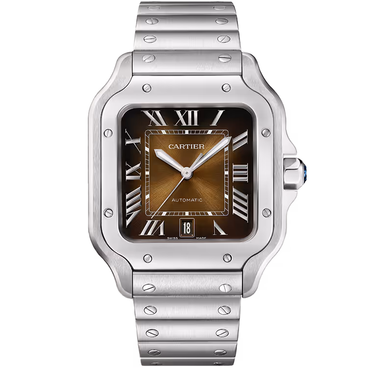 Cartier Santos Chocolate Dial