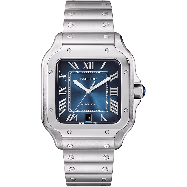 Cartier Santos Blue Dial