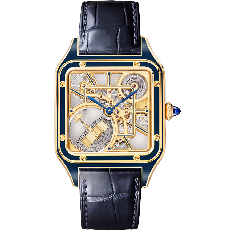 Cartier Santos Skeleton Dial
