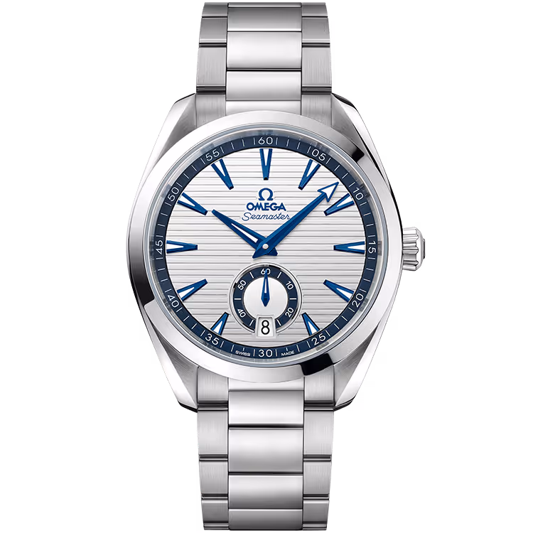 Omega Aqua Terra Silver & Blue Dial