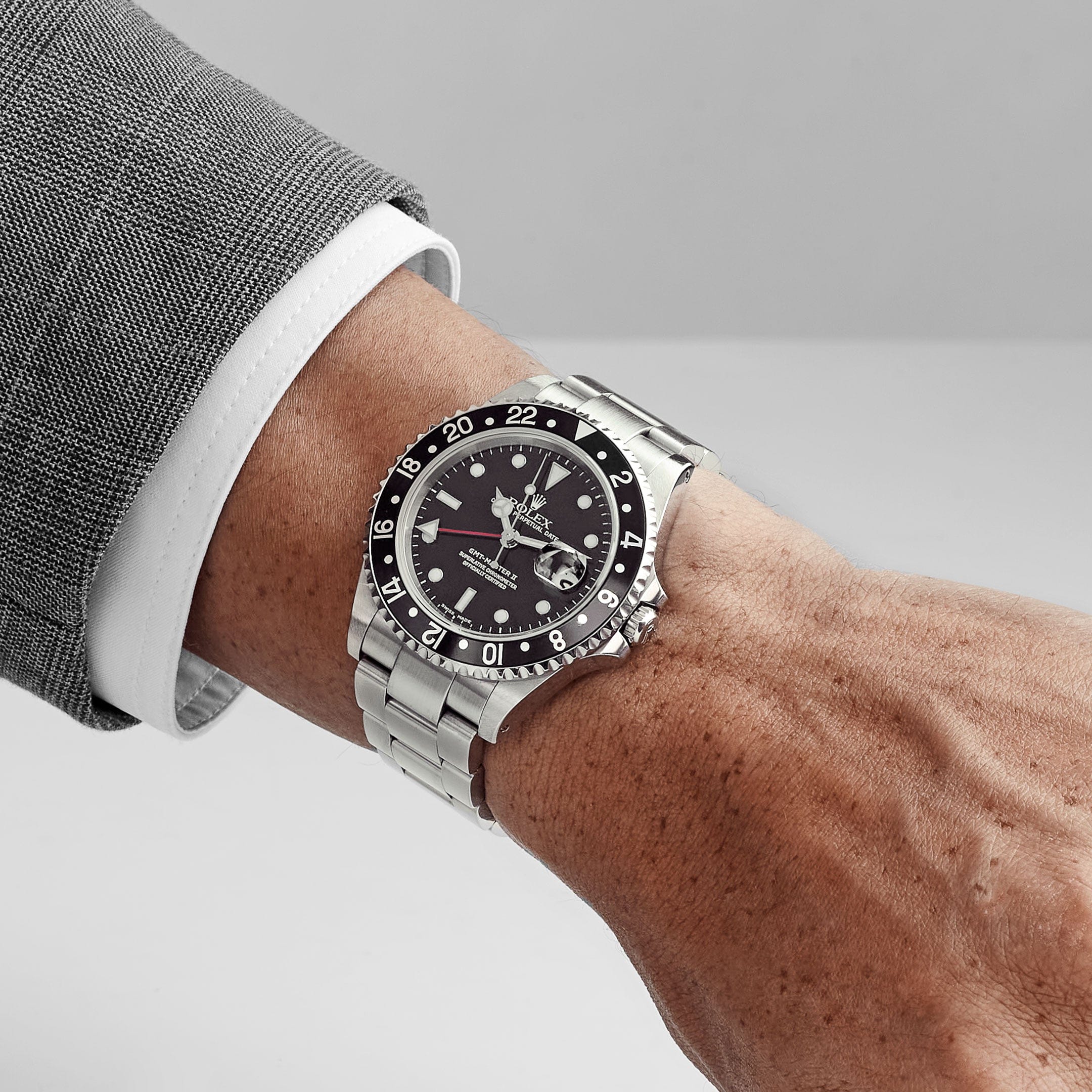Rolex GMT-Master II ref. 16710 in steel with black dial