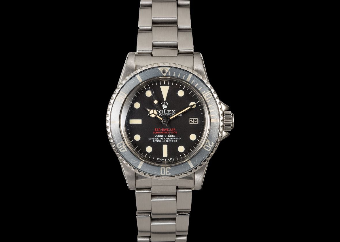 Vintage Rolex Sea-Dweller Double Red 1665 with helium escape valve