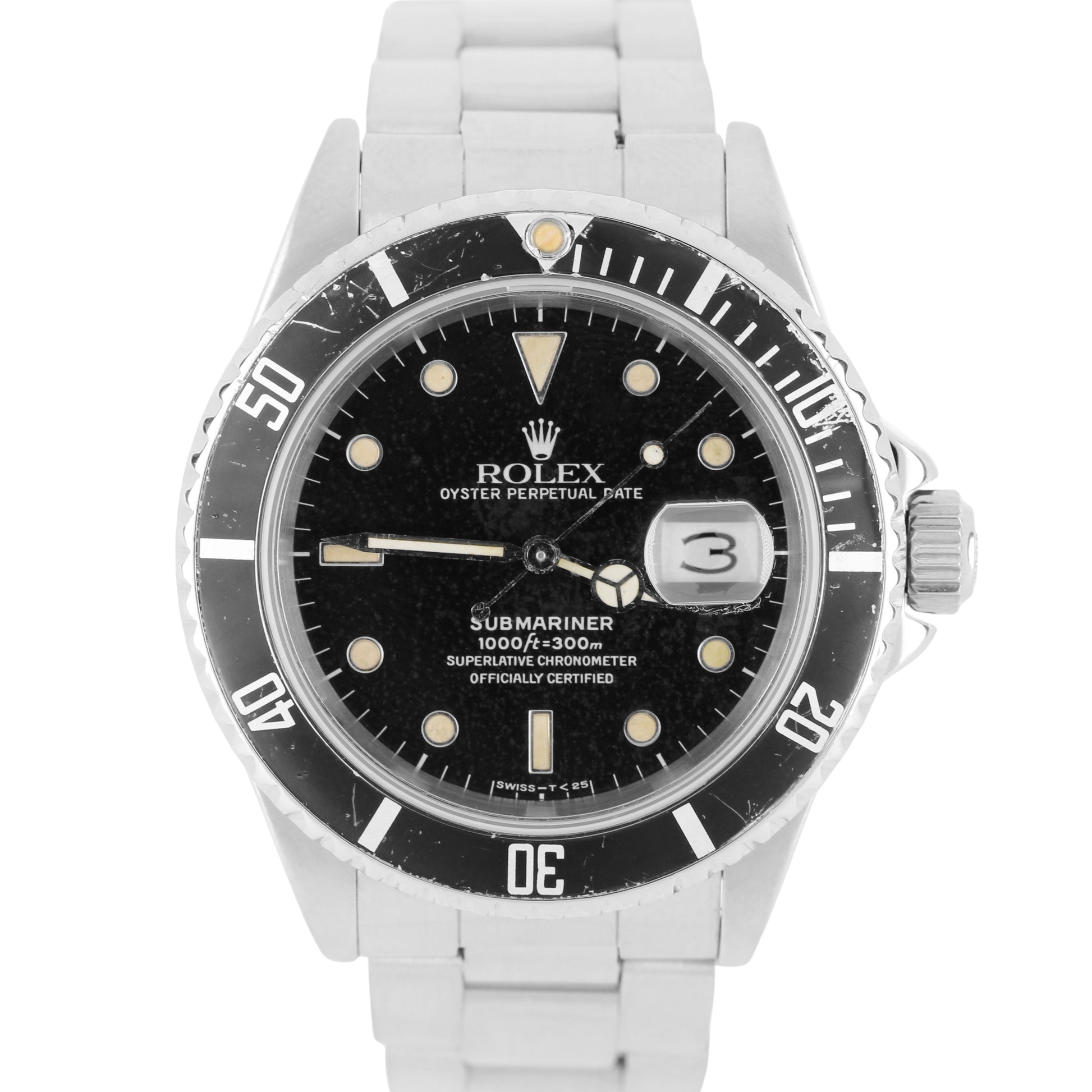 Rolex Submariner Date ref. 16610 in steel with black dial