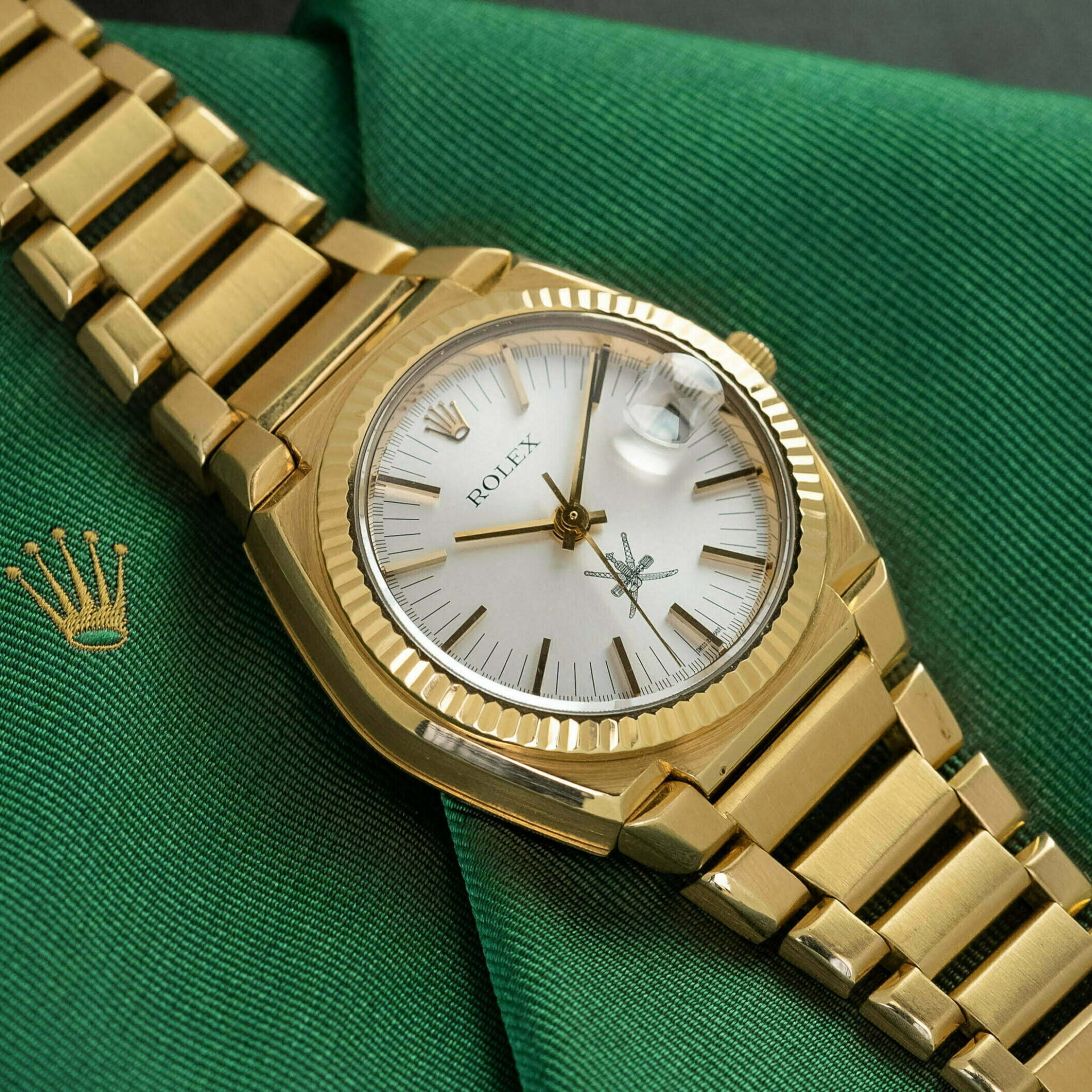 Vintage Rolex Texano ref. 5100 with the Beta 21 quartz movement