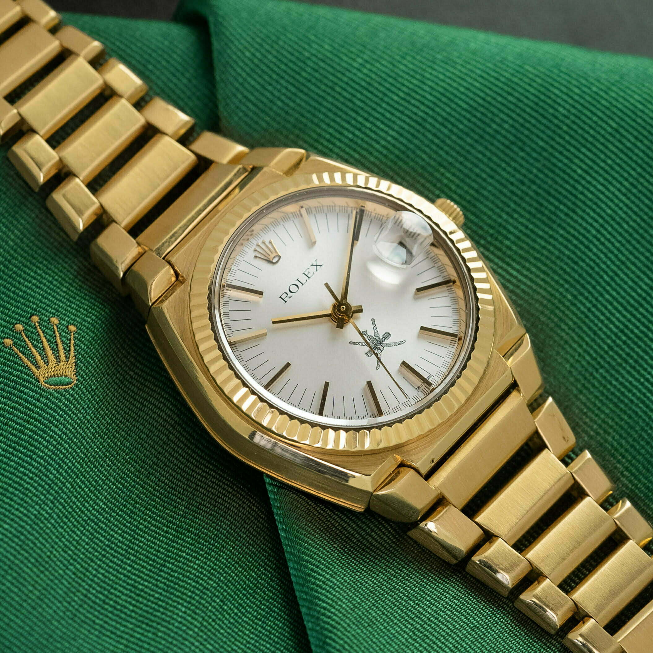 Vintage Rolex Texano ref. 5100 with the Beta 21 quartz movement